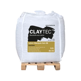 ClayTec Finom vályog fedővakolat 06, 800 Kg-os BigBag