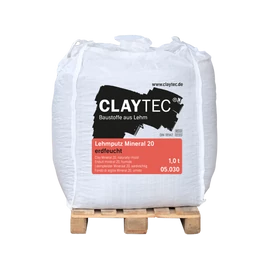 ClayTec Mineral 20 univerzális vályogvakolat- BigBag 1 t - FÖLDNEDVES