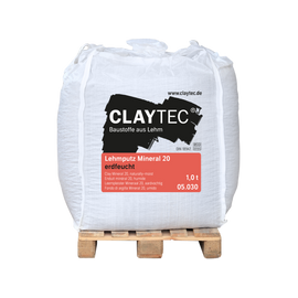 ClayTec Mineral 20 univerzális vályogvakolat- BigBag 1 t - FÖLDNEDVES