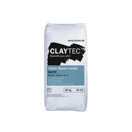 Claytec Falazóhabarcs vályogtéglához 25 Kg zsák 20l habarcshoz