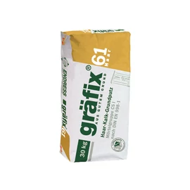 Gräfix 61 durva szemcsés meszes alapvakolat 30kg/zsák Gräfix 61 durva szemcsés meszes alapvakolat 30kg/zsák