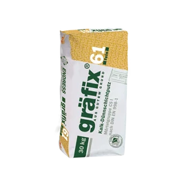 Gräfix 61 finom szemcsés meszes fedővakolat 30kg/zsák Gräfix 61 finom szemcsés meszes fedővakolat 30kg/zsák