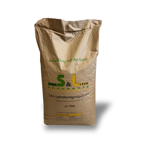 Agyagfalak S&L 0/7 univerzális vályogvakolat 25 kg zsák
