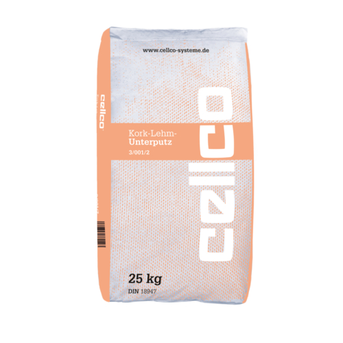 Cellco® parafa-vályog alapvakolat 25 kg zsák