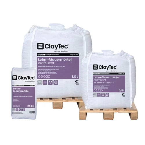 Claytec vályog Falazóhabarcs 25 kg zsák