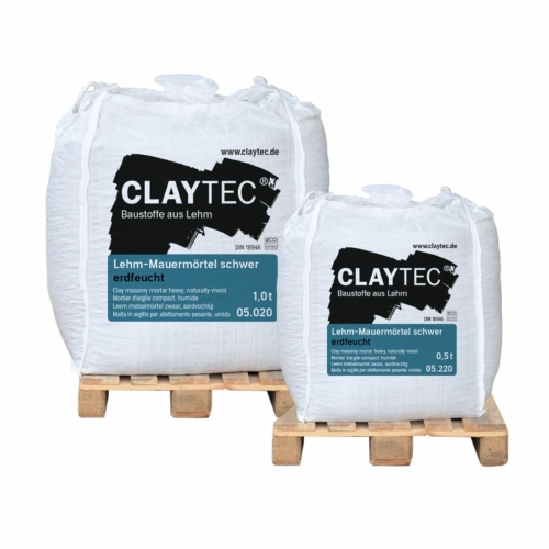 ClayTec nehéz vályog Falazóhabarcs 1 t Big-Bag